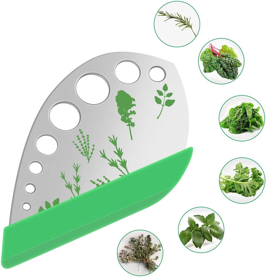 Leaf Herb Stripper, Stainless Steel Kitchen Herb Stripper Tool