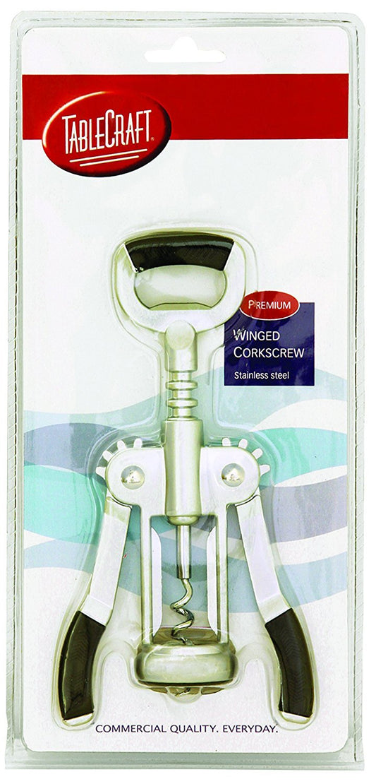 Stainless Steel Winged Corkscrew