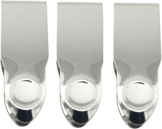 3Pcs Silver Stainless Steel Strawberry Huller Fruit Stem Remover Home Kitchen Tools for Cherry Tomato