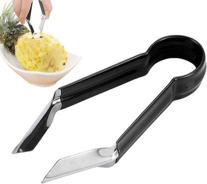 Pineapple Peeler - Multifunctional Pineapple Eye Peeler, Pineapple Corer and Slicer Tool, Strawberry Stem Remover Tool, Portable Kitchen Gadget, Yellow, PN3MAVYLGF1SJ5VN0B9