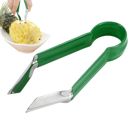 Pineapple Peeler - Multifunctional Pineapple Eye Peeler, Pineapple Corer and Slicer Tool, Strawberry Stem Remover Tool, Portable Kitchen Gadget, Yellow, PN3MAVYLGF1SJ5VN0B9
