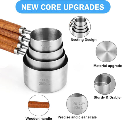 4 Pcs Dog Food Scoop Measuring-Cup