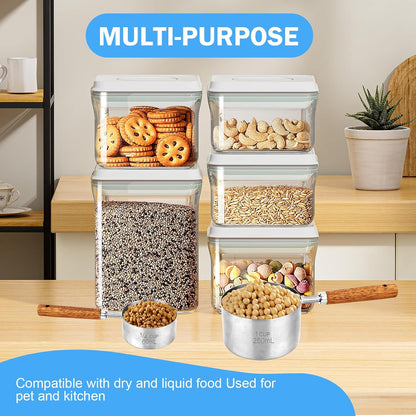 4 Pcs Dog Food Scoop Measuring-Cup
