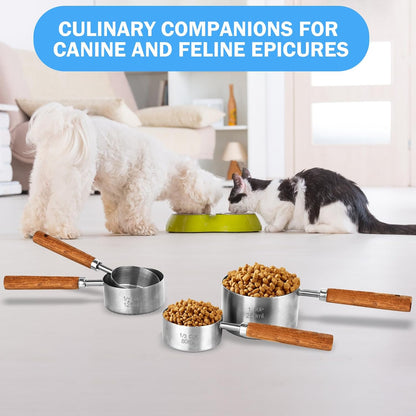 4 Pcs Dog Food Scoop Measuring-Cup