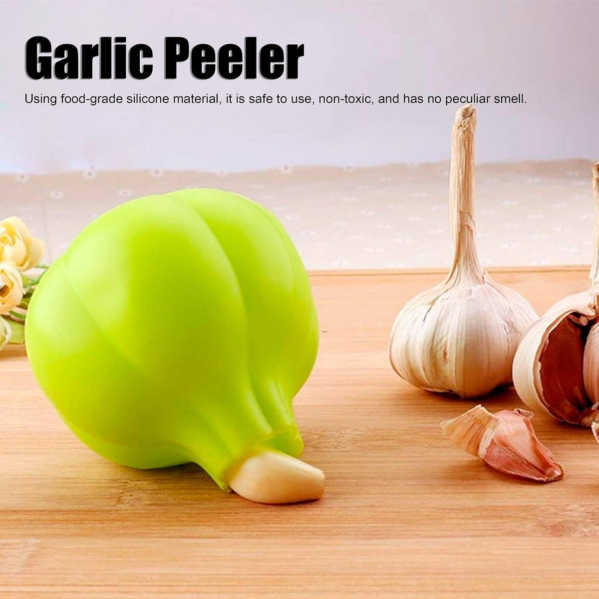 Garlic Peeling Tube, Silicone Garlic Peeler Garlic Peeler Skin Remover Roller Keeper, Garlic Roller Peeling Tube Garlic Skinner Kitchen Tools