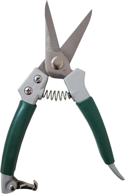 Floral Pruning Shears, Aluminium Handle With Stainless Steel Needle Nose Blade, for Arranging Flowers, Trimming Plants and Harvesting Herbs, Fruits or Vegetables, Florist Scissors 8-Inch (Straight)