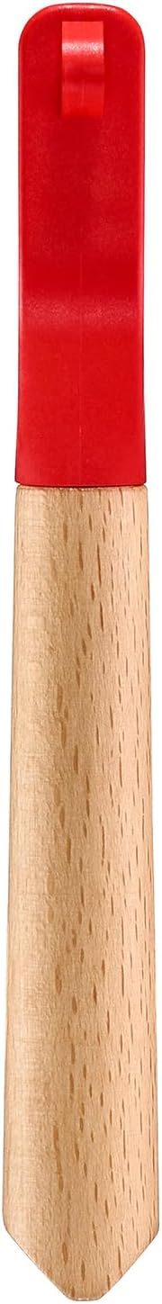 T-DUO Peeler - Beech Wood Handle - Double Stainless Steel Blade - Vegetable Peeler, Preparation of Juliennes - Ideal for Right and Left Handed People - Blue
