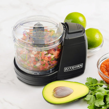 Mini Chopper by Select Brands, 1-1/2 Cups, Black