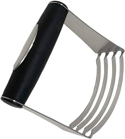 Stainless Steel Professional Baking Dough 4 Blades Blender Cutter Mixer (1, Stainless Steel Dough Blender)