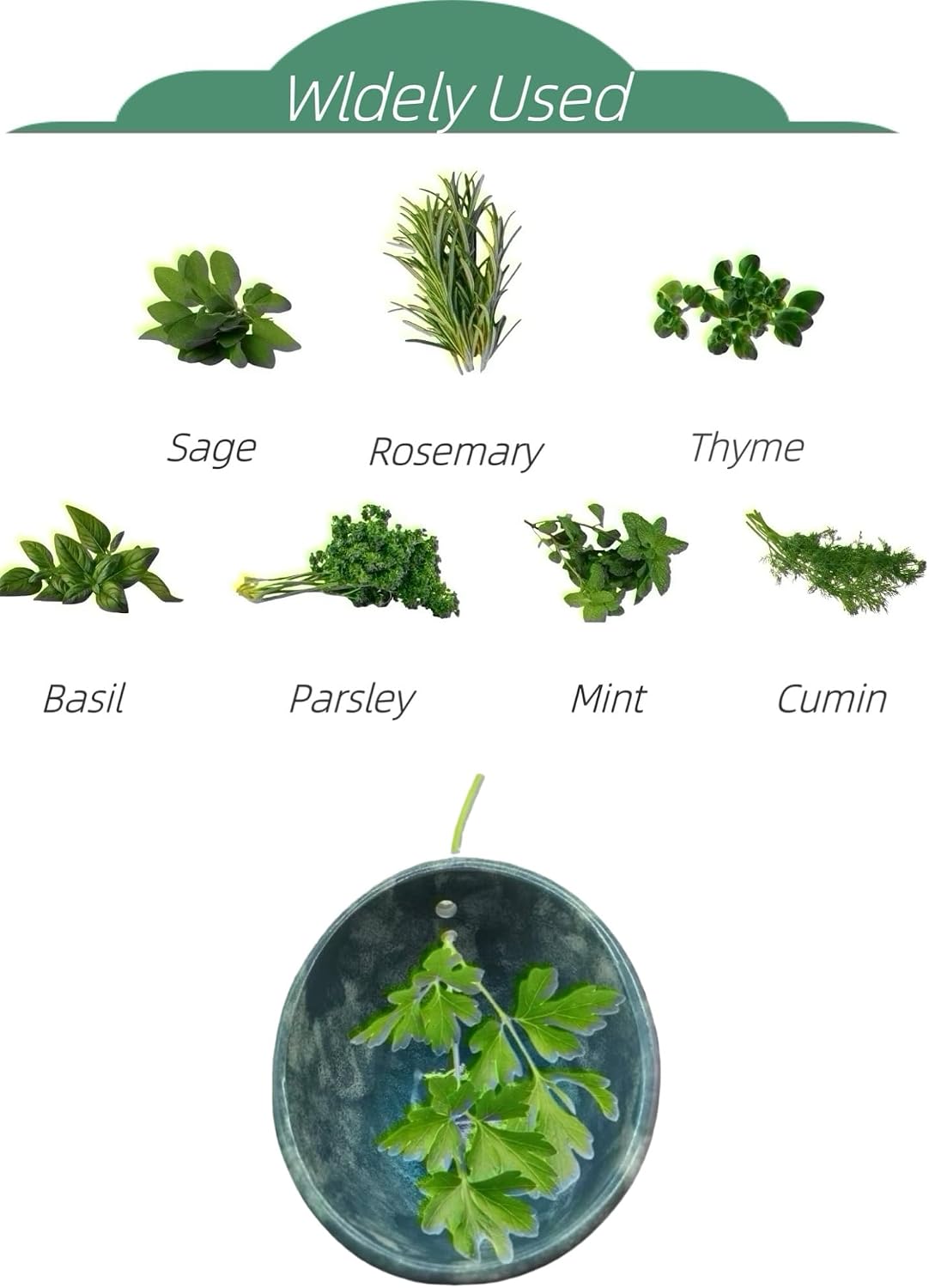 Pottery Herb Stripper Bowl – 4-Slot Herb Stripper for Kale, Herbs & Broccoli | Dishwasher-Safe, Ergonomic Design | Fast Leaf Removal, Space-Saving for Kitchens & RVs(Blue)