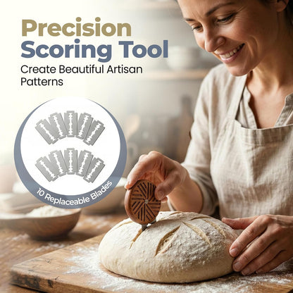 Seamless Dough Whisk, Stainless Steel Danish Dough Wisk, 9" Bread Whisk for Sourdough, Cookies, Pizza, Pastry, Dishwasher Safe Dough Hook