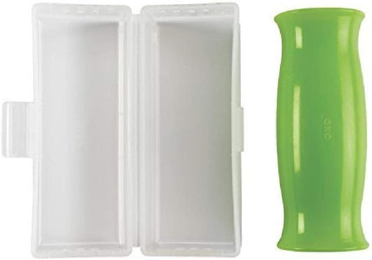 Good Grips Silicone Garlic Peeler with Stay-Clean Storage Case,Clear,1EA