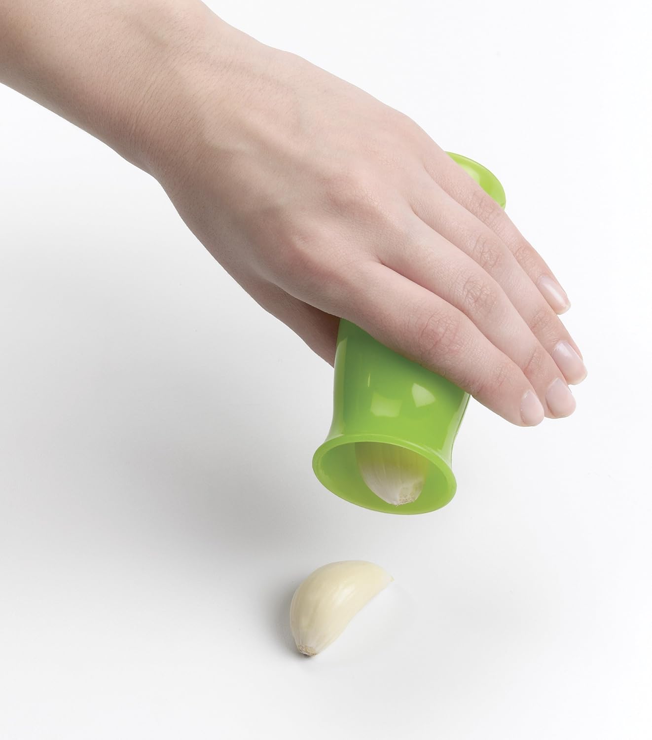 Good Grips Silicone Garlic Peeler with Stay-Clean Storage Case,Clear,1EA