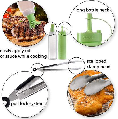 Metal Spatula Stainless Steel and Scraper - Professional Chef Griddle Spatulas Set of 3 - Heavy Duty Accessories Great for Cast Iron BBQ Flat Top Grill Skillet Pan - Commercial Grade