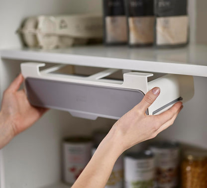 Under-Shelf Cabinet Spice Rack Organizer | Space-saving