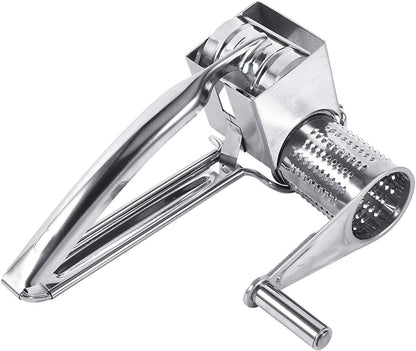 Cheese Grater 1 Drum Stainless Steel Rotary Shredder Tool