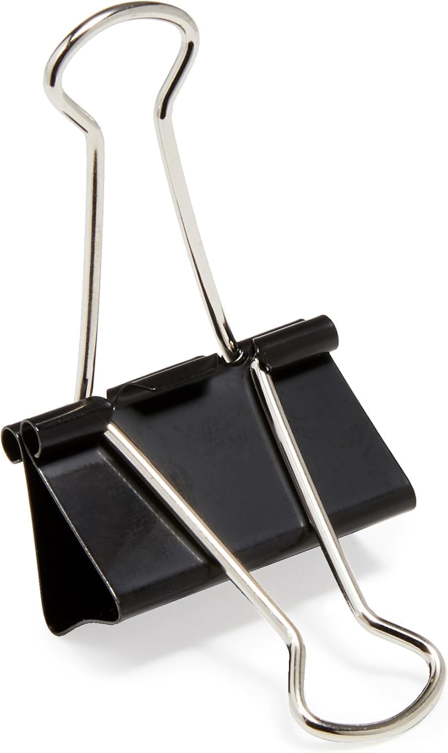 Sturdy Binder Clips, Office Supplies, Small 0.75 in, Document Organizing, School Supplies, Black, 144 Count