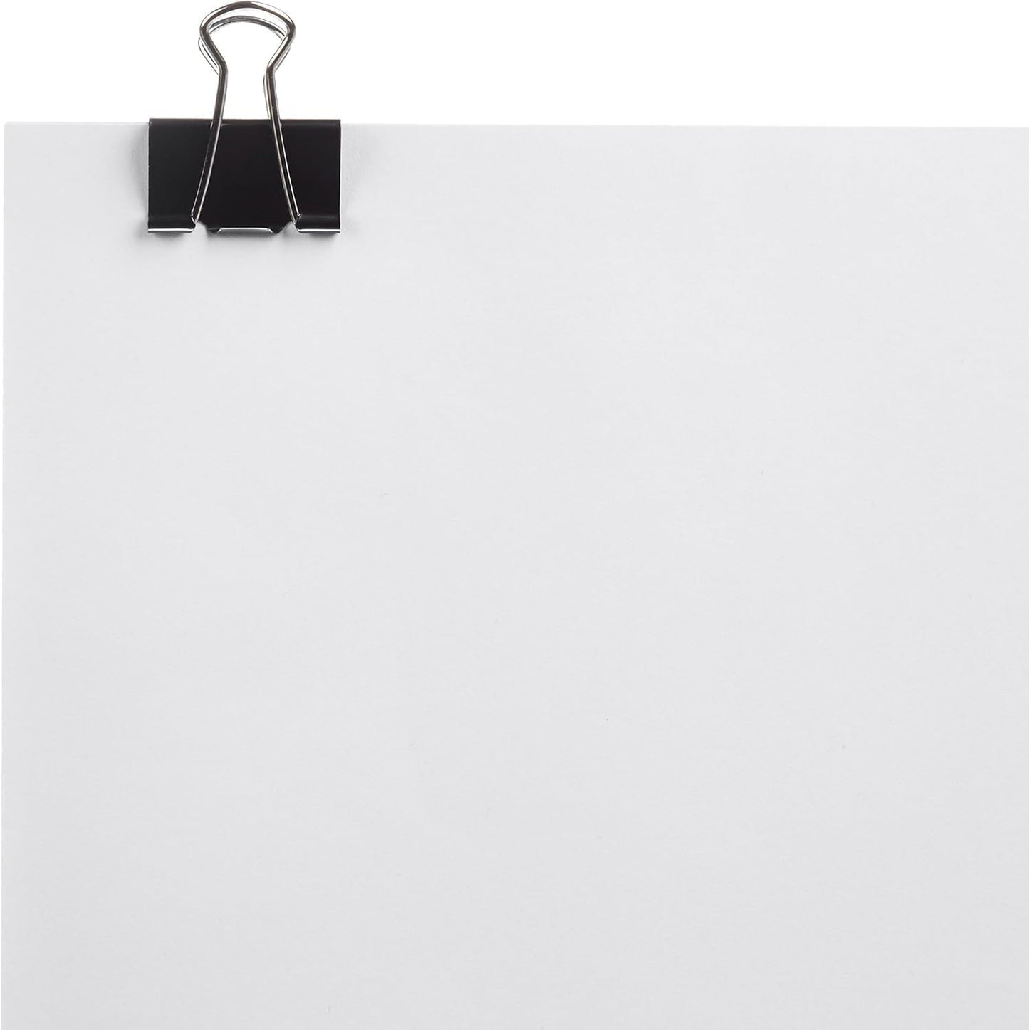 Sturdy Binder Clips, Office Supplies, Small 0.75 in, Document Organizing, School Supplies, Black, 144 Count