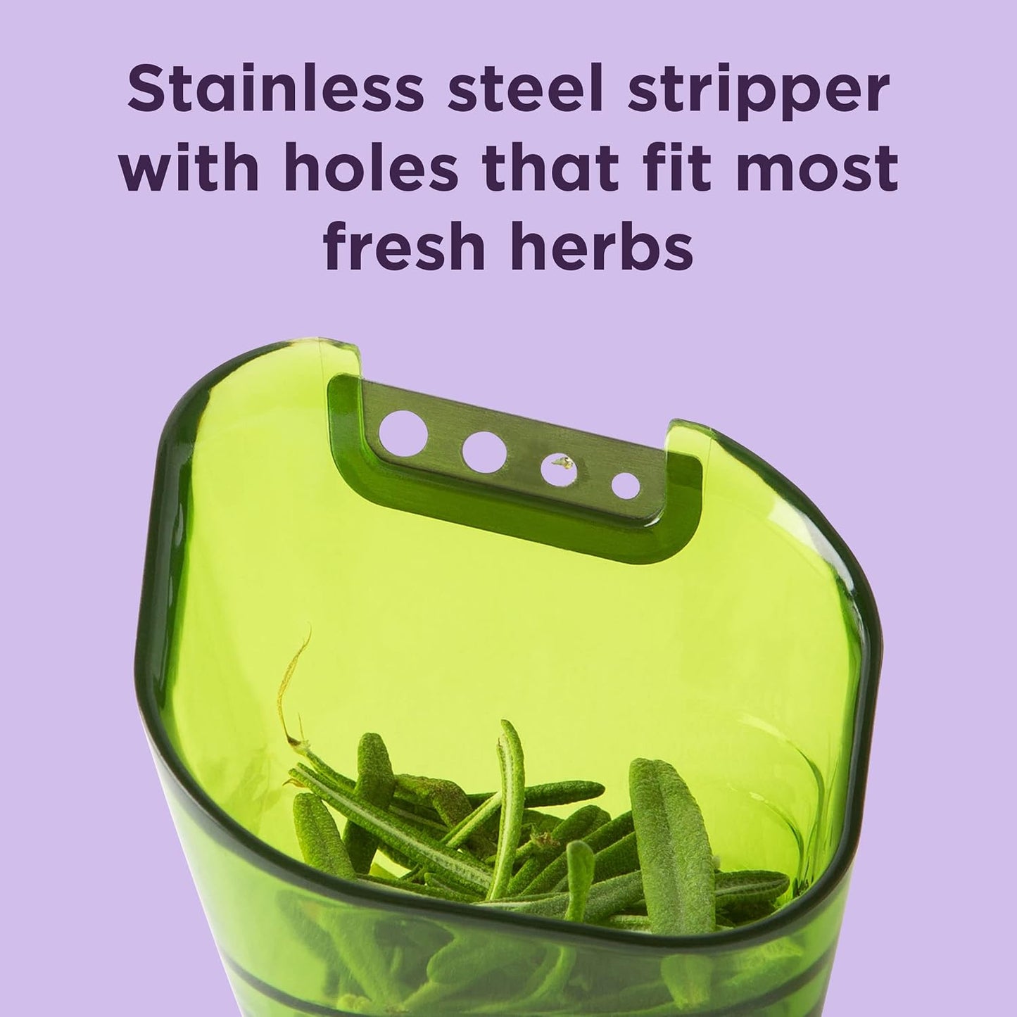 ZipStrip Herb Stripper, Updated Design, Green