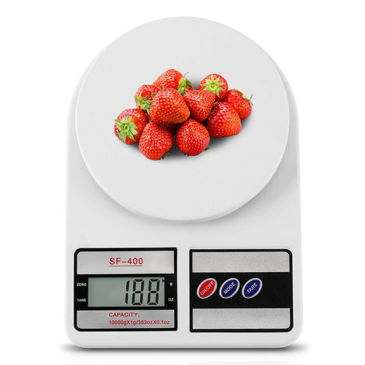 Digital Kitchen Scale Capacity, Stainless Steel Food Scale with oz/g Units | Replaceable Battery Power | Ideal for Meal Prep, Cooking, Baking