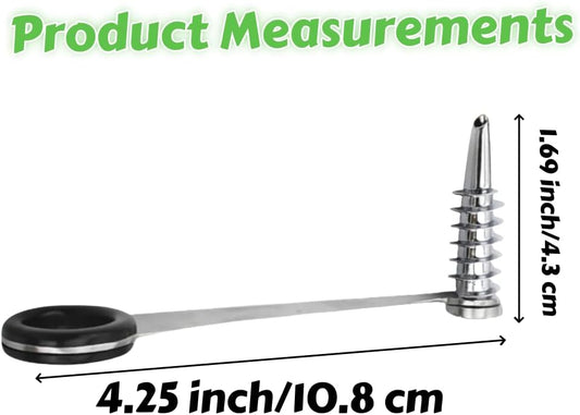 Egg Spiral Slicer for Boiled Eggs, Potato, Tomato, Stainless Steel Spiral Cutter for Vegetables, Cucumbers and Carrots