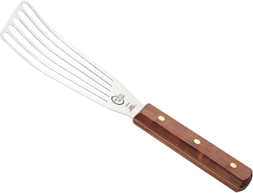 Praxis Rosewood Handle Fish Turner, 6 Inch x 3 Inch