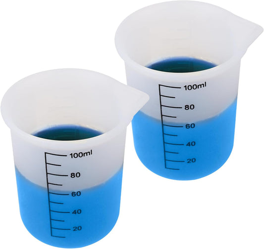 Laundry Detergent Cup,2PCS,Silicone Measuring Cup | Washable Laundry Cup for Liquid Detergent,No More Mess or Leaks