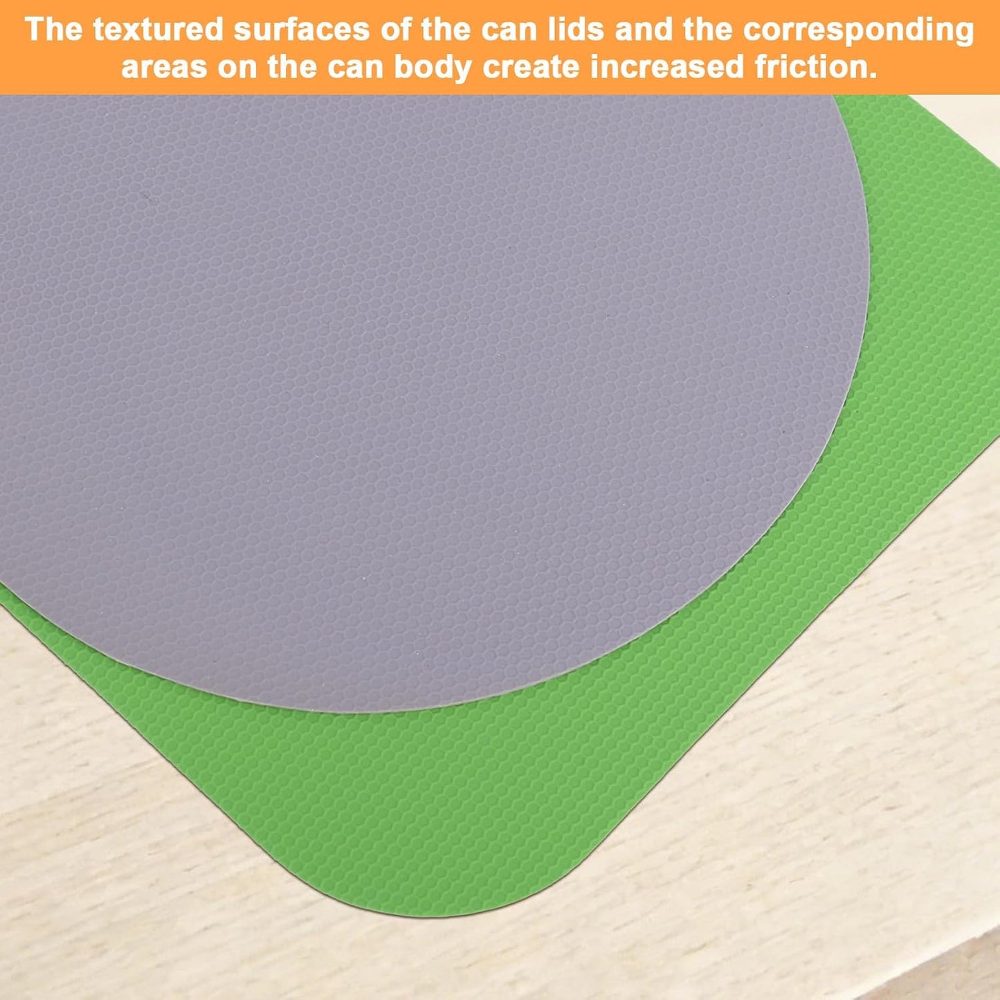 4pcs Jar Opener, Rubber, Multi-function Silicone Bottle Opener for Seniors with Weak Hands Lid Cap Gripper Pads Kitchen Coasters Gadgets(Light Blue, Green)