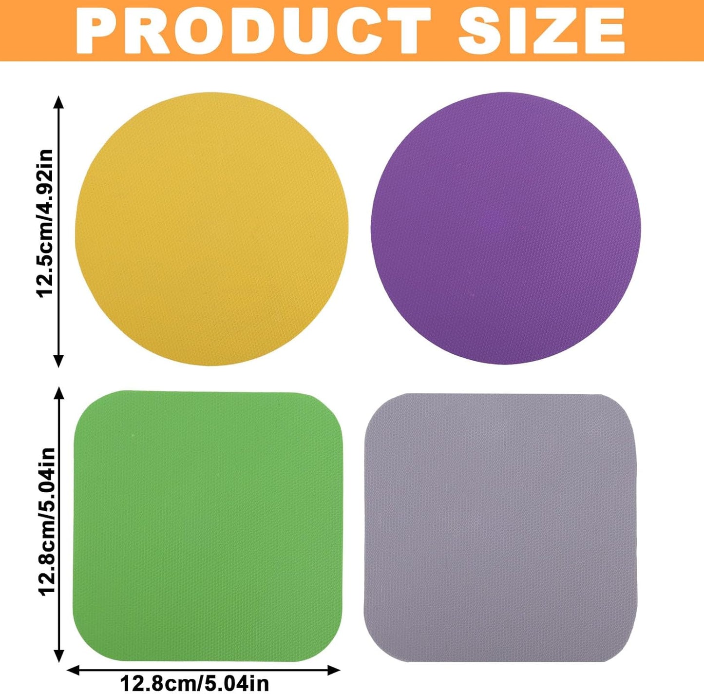 4pcs Jar Opener, Rubber, Multi-function Silicone Bottle Opener for Seniors with Weak Hands Lid Cap Gripper Pads Kitchen Coasters Gadgets(Light Blue, Green)