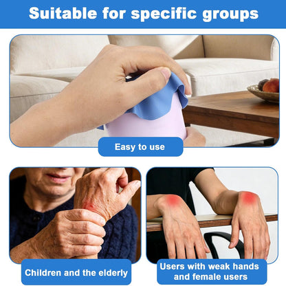 4pcs Jar Opener, Rubber, Multi-function Silicone Bottle Opener for Seniors with Weak Hands Lid Cap Gripper Pads Kitchen Coasters Gadgets(Light Blue, Green)