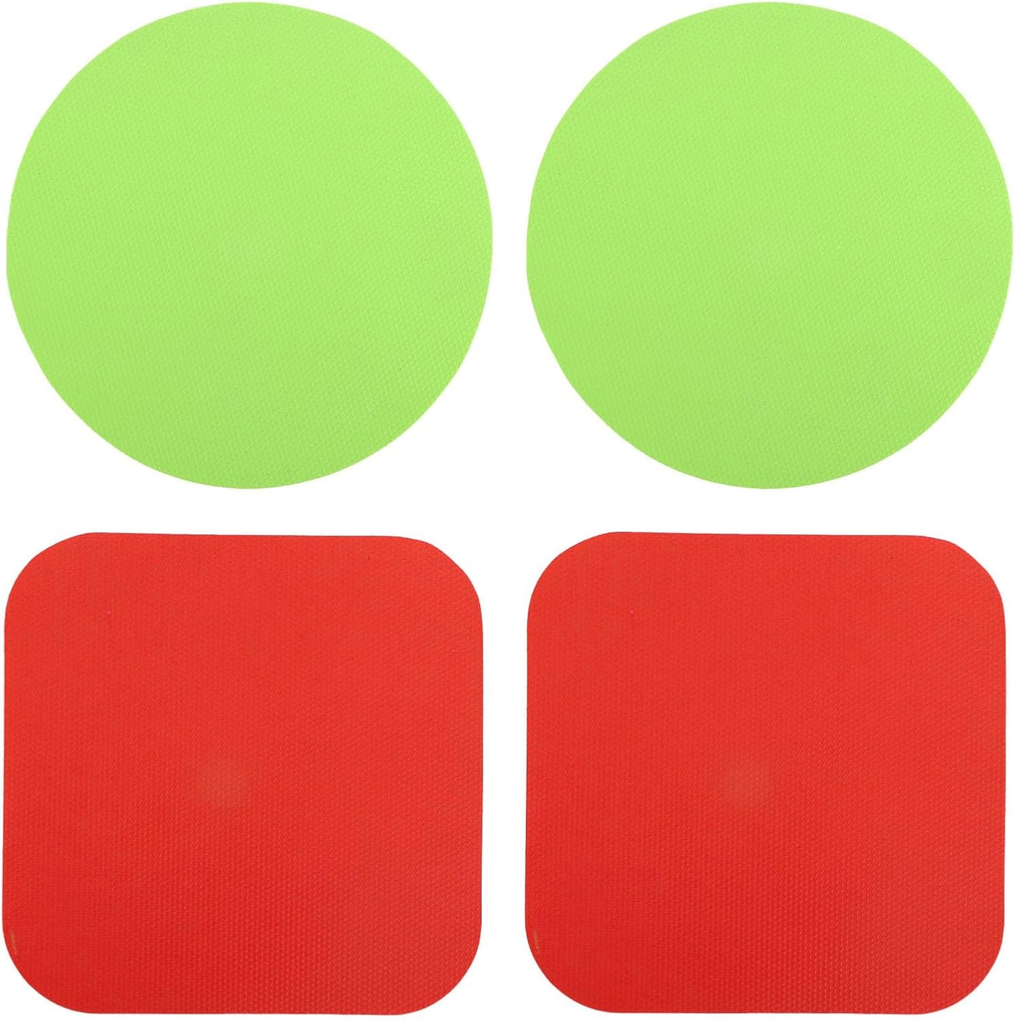 4pcs Jar Opener, Rubber, Multi-function Silicone Bottle Opener for Seniors with Weak Hands Lid Cap Gripper Pads Kitchen Coasters Gadgets(Light Blue, Green)