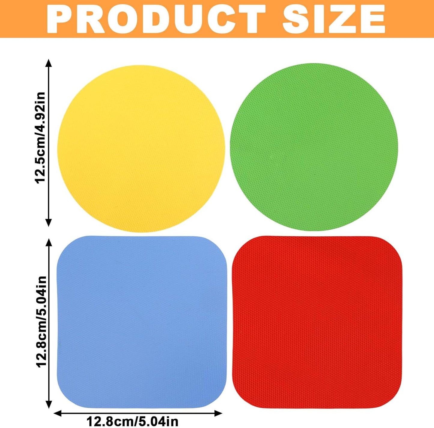 4pcs Jar Opener, Rubber, Multi-function Silicone Bottle Opener for Seniors with Weak Hands Lid Cap Gripper Pads Kitchen Coasters Gadgets(Light Blue, Green)