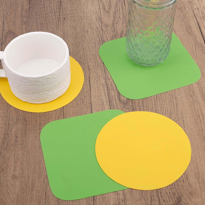 4pcs Jar Opener, Rubber, Multi-function Silicone Bottle Opener for Seniors with Weak Hands Lid Cap Gripper Pads Kitchen Coasters Gadgets(Light Blue, Green)