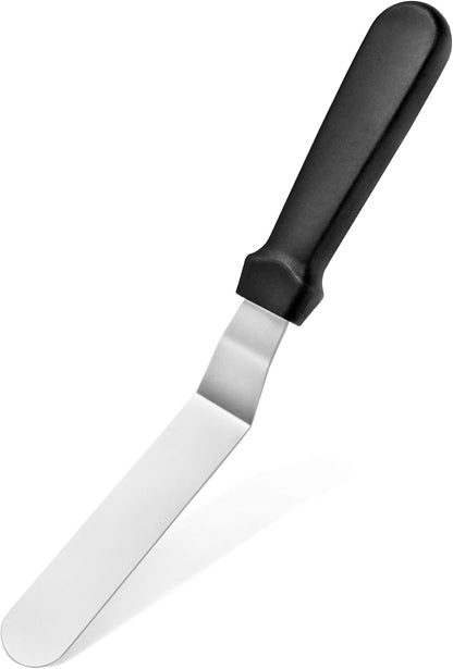 Straight Icing Spatula, 12 Inch Blade, 17 Inch Overall, Bakery-Grade Stainless Steel Cake Frosting Spatula