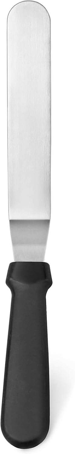 Straight Icing Spatula, 12 Inch Blade, 17 Inch Overall, Bakery-Grade Stainless Steel Cake Frosting Spatula