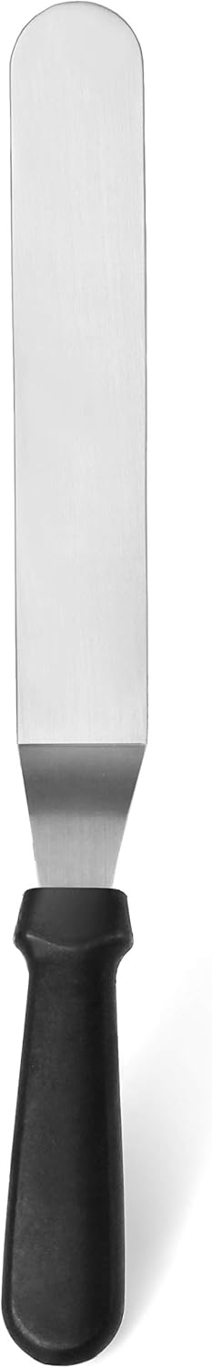 Straight Icing Spatula, 12 Inch Blade, 17 Inch Overall, Bakery-Grade Stainless Steel Cake Frosting Spatula