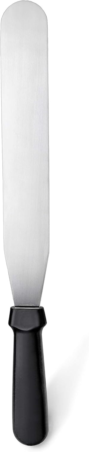Straight Icing Spatula, 12 Inch Blade, 17 Inch Overall, Bakery-Grade Stainless Steel Cake Frosting Spatula
