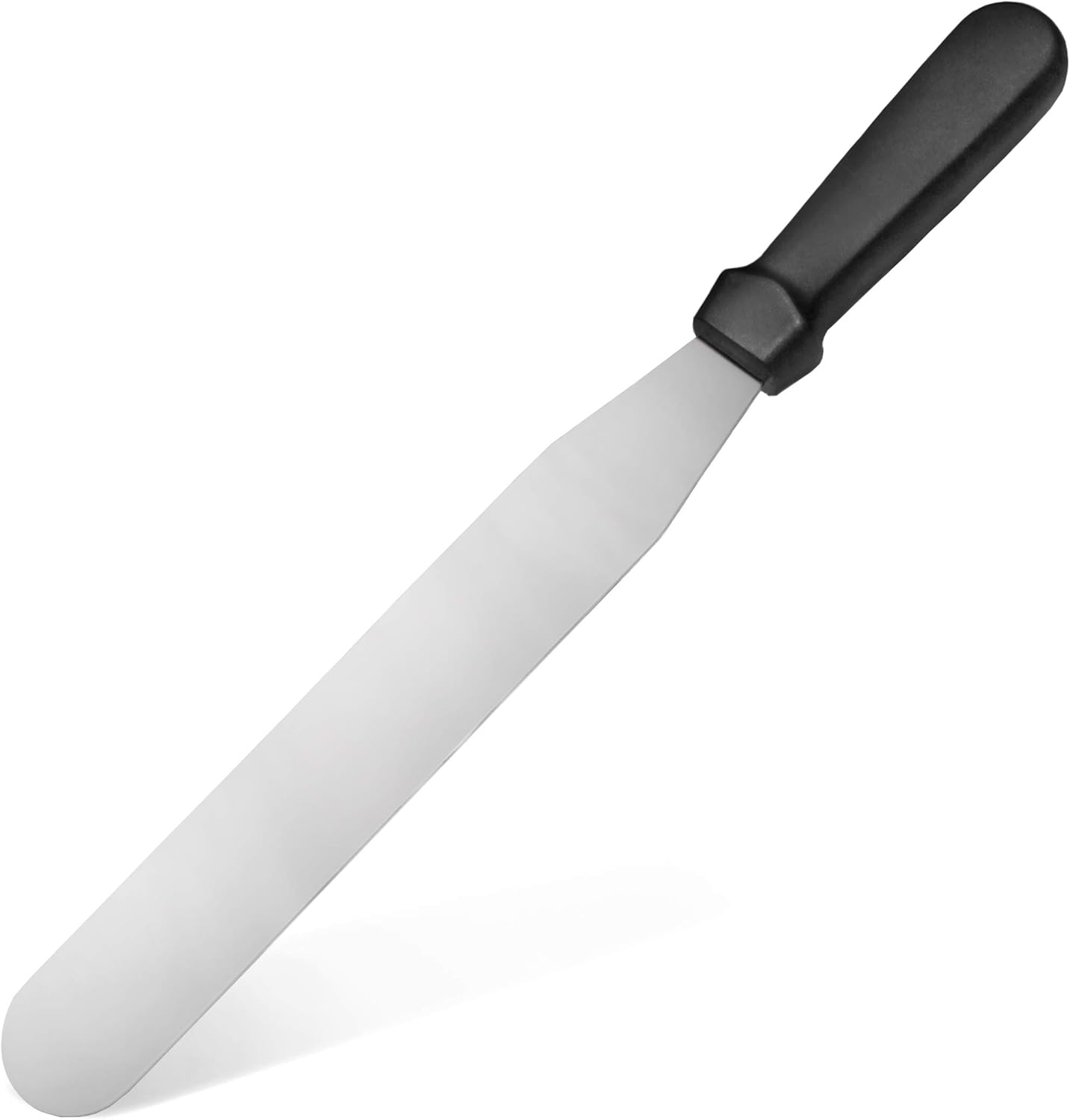 Straight Icing Spatula, 12 Inch Blade, 17 Inch Overall, Bakery-Grade Stainless Steel Cake Frosting Spatula