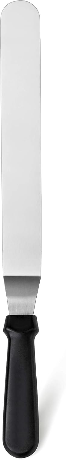 Straight Icing Spatula, 12 Inch Blade, 17 Inch Overall, Bakery-Grade Stainless Steel Cake Frosting Spatula