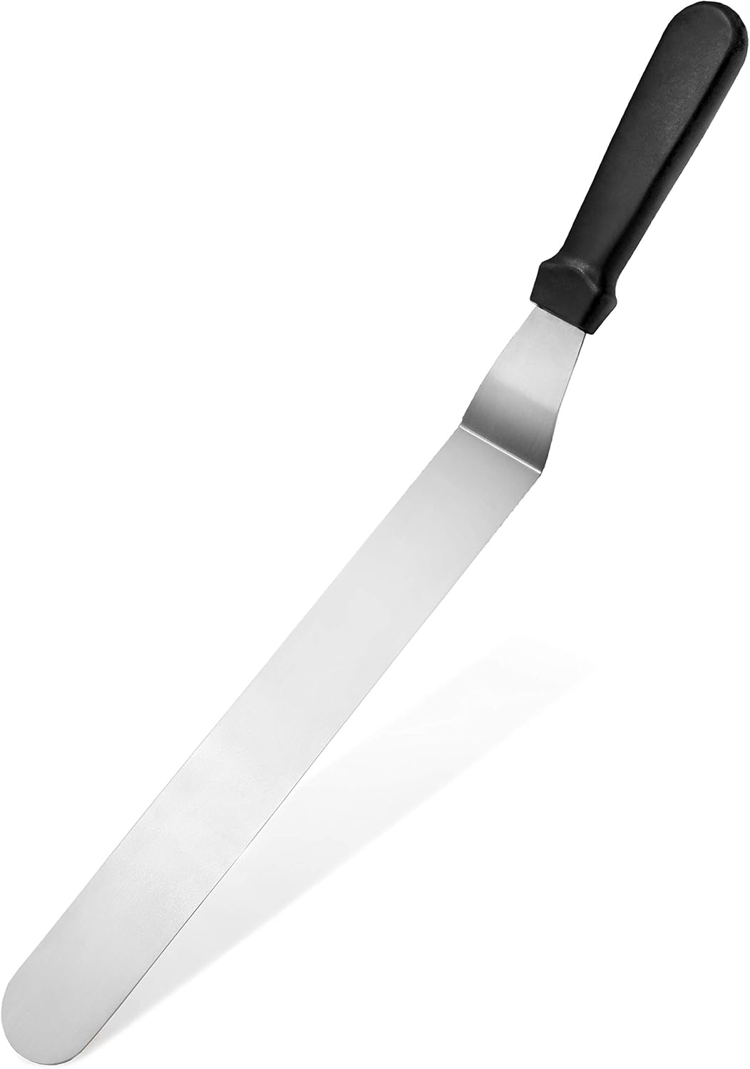 Straight Icing Spatula, 12 Inch Blade, 17 Inch Overall, Bakery-Grade Stainless Steel Cake Frosting Spatula