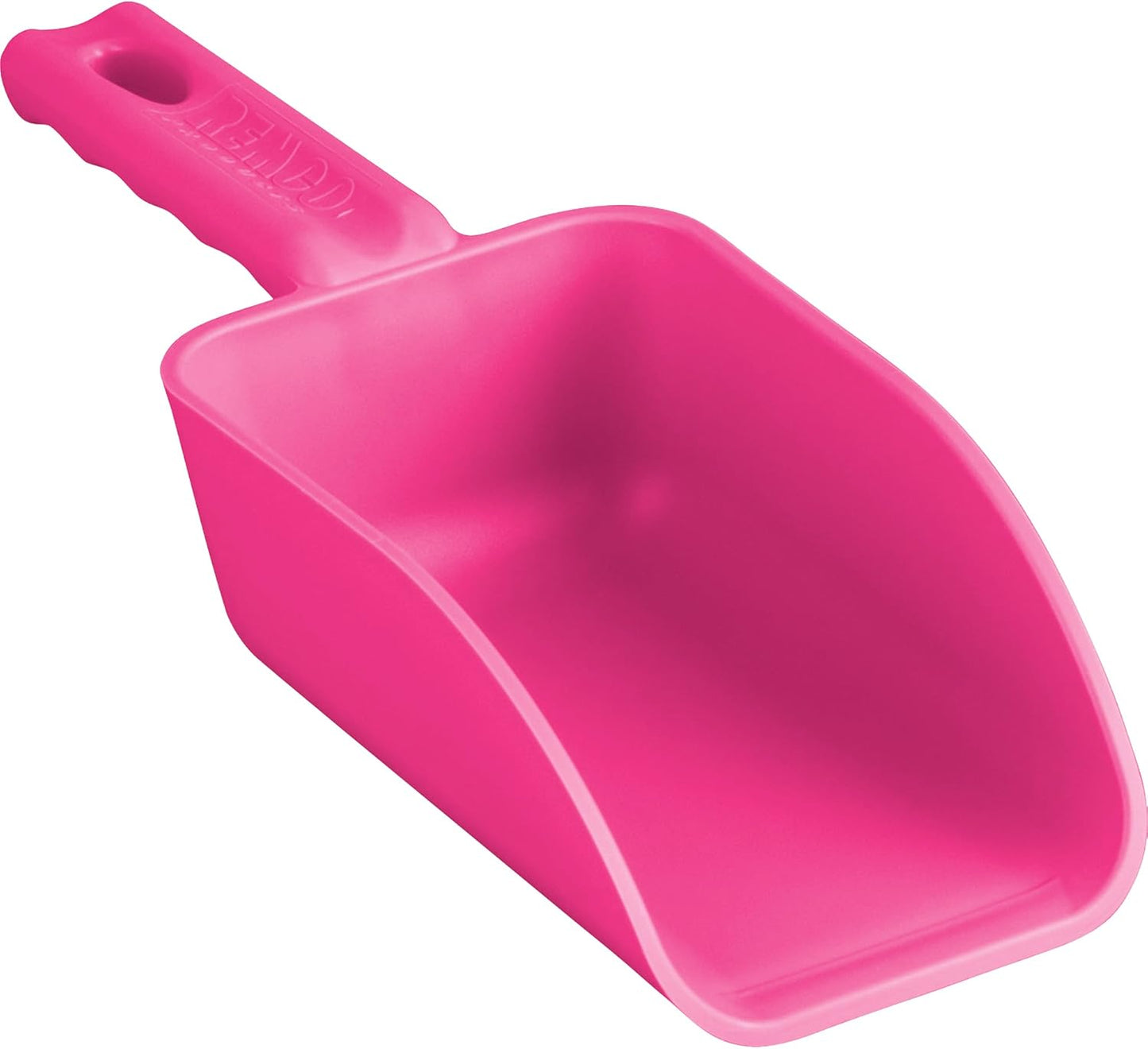 Vikan 63001 Color-Coded Plastic Hand Scoop - BPA-Free Food-Safe Kitchen Utensils, Restaurant and Food Service Supplies, 16 oz, Pink