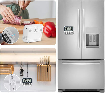 Digital Kitchen Timer, Magnetic Countdown Up Cooking Timer