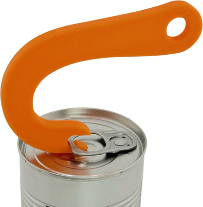 Can Tab Opener, Hook Tab Lifter , Manual Ring Puller for Soup, Beans, and Pet Food Cans, Kitchen Gadget (2 Pack Pink)