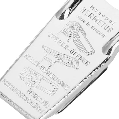 Hermetus Steel 3-in-1 Bottle Opener & Resealer – German Beer Bottle Opener with Airtight Seal, Made from Heavy-Duty Steel, Traditional Design