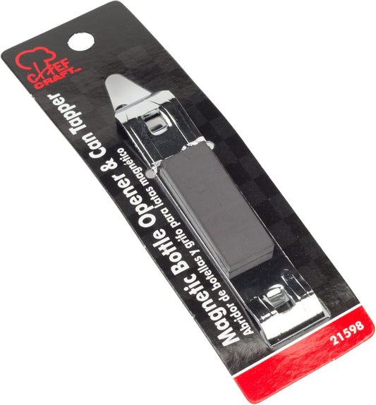 Select Iron Plated Bottle Opener, 4 inch, Grey