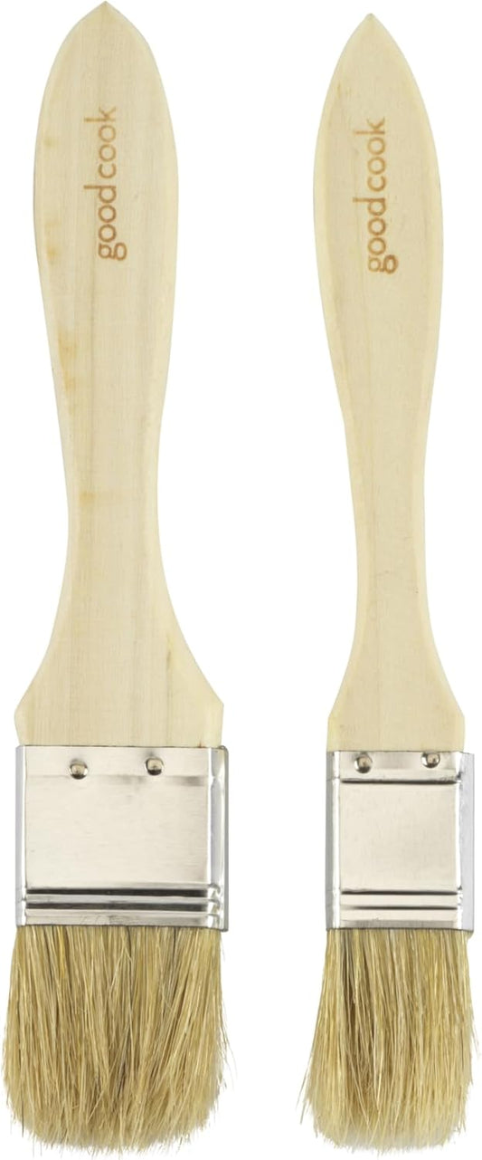 Everyday Basting Brushes 2-Pack, Natural Wood