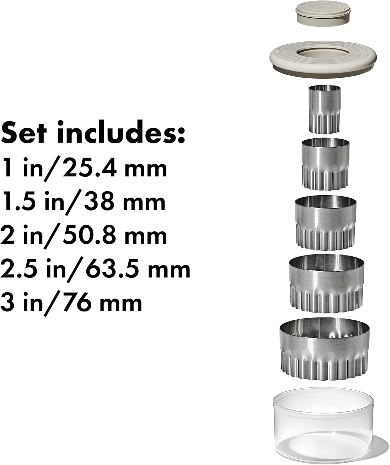 Good Grips Double-Sided Cookie & Biscuit Cutters