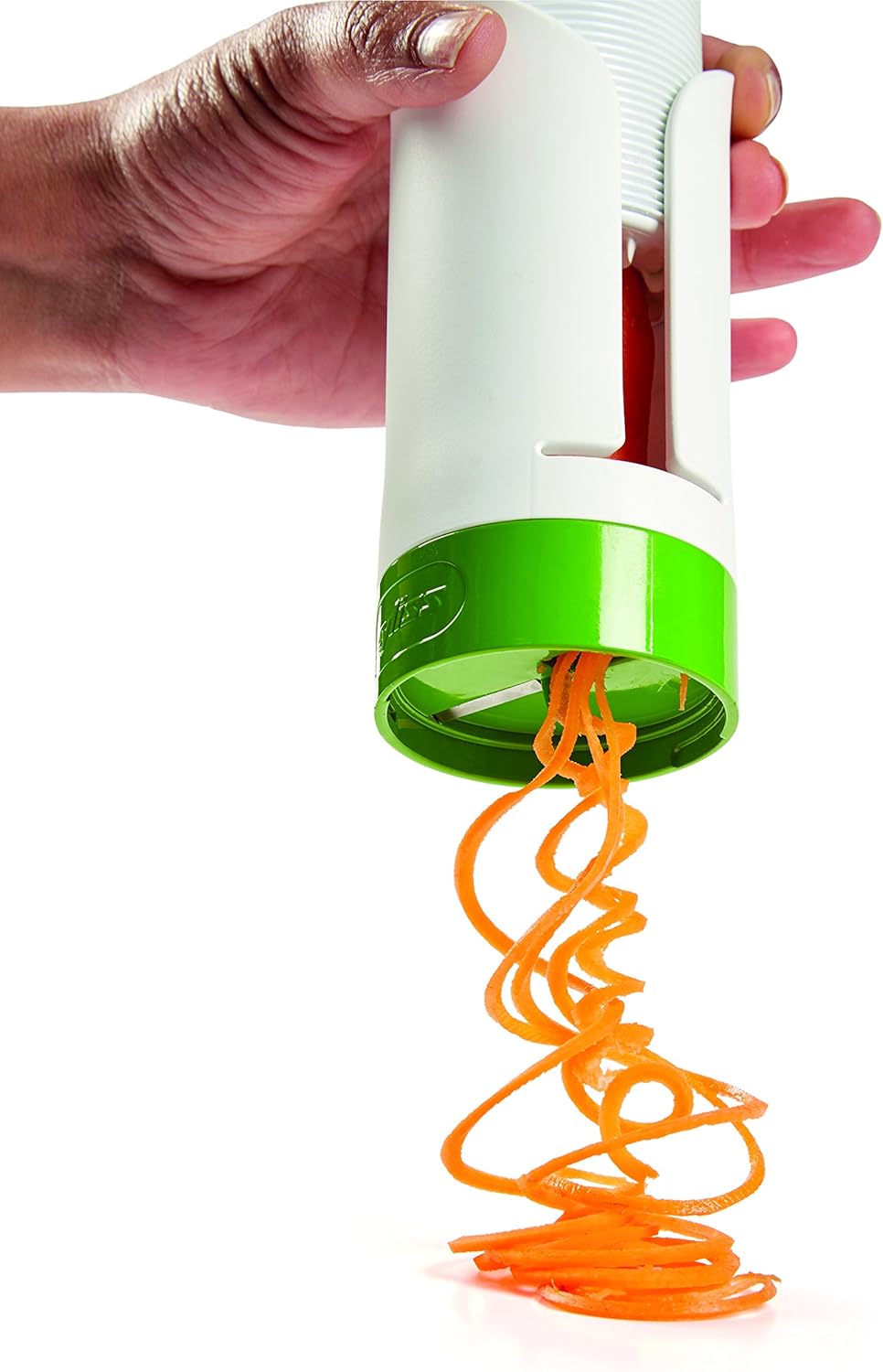 Spiralizer - Vegetable Spiralizer & Slicer - Kitchen Tool & Gadget for Cooking - Manual Vegetable Slicer - Dishwasher Safe - White/Green
