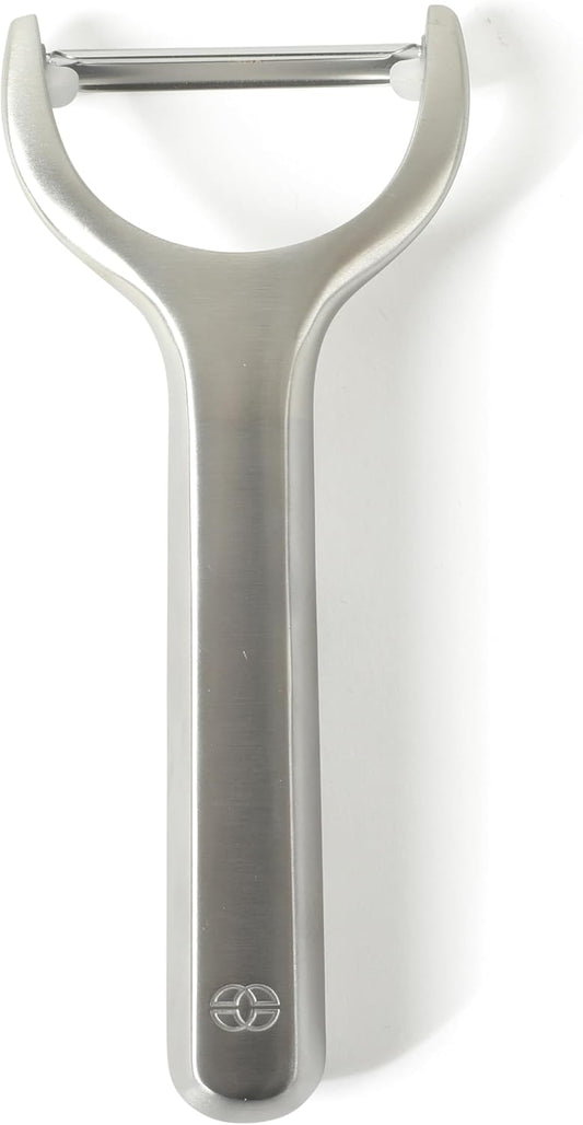 Prime Y Peeler, Stainless Steel Vegetable Peeler with Swivel Blade for Smooth Peeling, Weighted Handle for Control