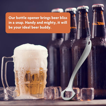 Heavy-Duty Beer Bottle Opener for Home and Bar Bartender